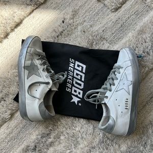 Golden Goose Superstar Leather & Suede Sneaker. Excellent condition. Size 38.